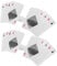 Yardenfun 2Stücke Poker Kostümbrille Spielkarten Brillen für Fotokabinen Lustiges Partyzubehör für Halloween Geburtstagsfeiern Fasching Einzigartiger Look Außergewöhnliche
