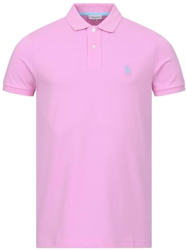 U.S. POLO ASSN. Herren Poloshirt (S-XXL) - 100% Baumwolle, Kurzarm, Basic - P029