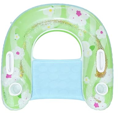 Yaztauho Schwimmender Sessel - Aufblasbare Lounge mit Getränkehalter,-Schwimminsel und eine aufblasbare Pool-Liege - Geeignet für Damen und Herren, Reise, Urlaub, Party, Wasserspaß, Sonnenbaden