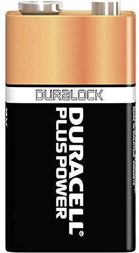 DURACELL MN1604 PLUS, Pile 9V Block, confezione da 10