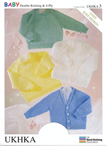 UK Hand Knit Association Baby Knitting Pattern - UKHKA by UKHKA