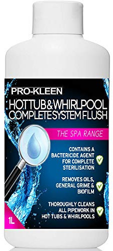 1L of Pro-Kleen Hot Tub & Whirlpool Complete System Flush Cleaner