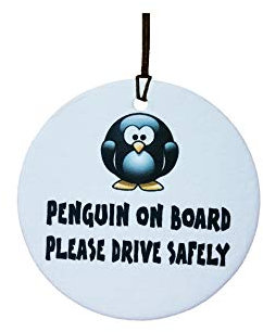 Ali Air Freshener Penguin On Board Auto Lufterfrischer