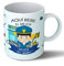 Planetacase - Taza Policía - Regalo Original Policías - Cerámica 330 mL - Taza Desayuno Apta para Microondas y Lavavajillas - - Resistente a Lavados - Policía (Él)