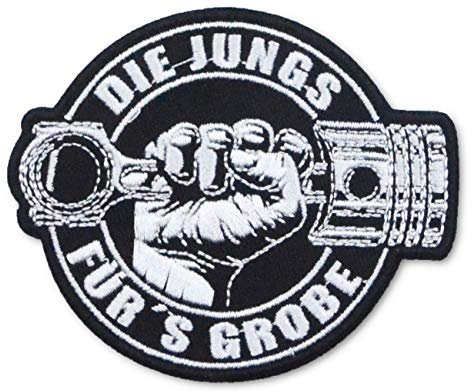 Spaß Kostet Aufnäher Aufbügler Patch Motorrad Auto Die Jungs fürs Grobe