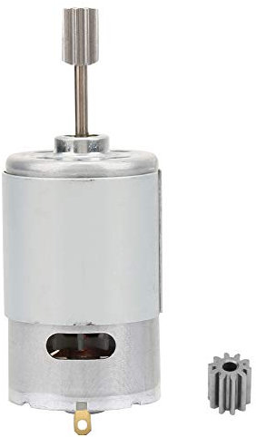 RS550 12 V Micro Moteur de Haute Vitesse pour Voiture Électrique Jouet Enfants Moto avec 2 pcs Tête de Dent(550-12000)