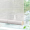 Natur Bambusrollo Raffrollo Rollläden,Pavillon Patio Weiß Sichtschutz Rollos Holzrollo Schattierung mit Haken,Verdunkelungsrollos für Teestube Partition Office,Breit 50-140cm (60x120cm/24x47in)