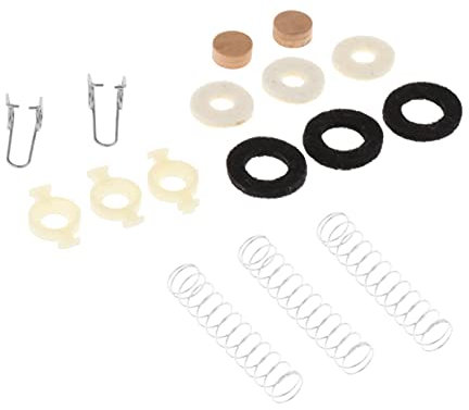 FITYLE 16pcs Trompete Reparatur Kit w/Frühling Rest Filz Pad für Trompete Musical Instrument Wartung