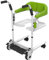 ZWJABYY Sollevatore Portatile per Pazienti,Sedie A Rotelle da Bagno,Sollevatore Multifunzionale per Trasferimento Paziente A Corpo Intero per Disabili con Sedile Imbottito,BasicEdition-Green