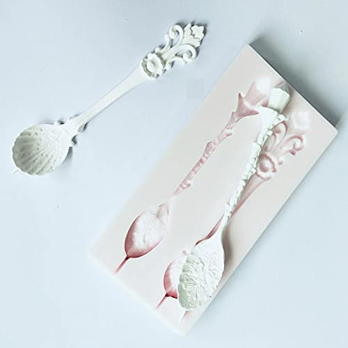 Löffel Form Fondant Kuchen Silikonform Keks Eiscreme Formen Kekse Süßigkeiten Schokoladenform Backen Kuchen Dekoration Werkzeuge