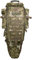 Silfrae Taktischer Gewehrrucksack, lange Gewehrtasche, Molle-Militär-Rucksack für Trekking, Jagd, Camping, Braun/Camouflage