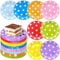 AMJKEJI 80 Piezas Platos de Papel Cumpleaños, Platos de Papel Desechables, 7 Pulgadas Platos de Papel Colores, Vajilla Platos para Fiestas, Cumpleaños, Bodas, Picnic