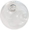 KCO Lighting Abat-jour globe en verre transparent de rechange pour luminaires, appliques murales, lustres, suspensions, 20,1 cm de diamètre
