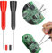 Universal 2mm Multimeter Probes Needle Test Probe Copper Probes Test Lead Probe Multimeter Piercing Needle 600V/10A Non-Destructive Multimeter Test Silicon Back Probe Pin for Leads tl71 tl75 (2Pcs)