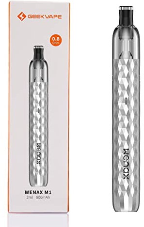 Geekvape Pod Kit adatto per WENAX M1| 14-16W 0.8Ω 2ml Cartuccia automatico Costruito in 800mAh Batteria Vape Pen, Senza liquido senza nicotina