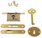 Eiudxue Cerraduras de cajón de Metal Antiguo, cerraduras Decorativas para Muebles con Llave para cajones, Armario, joyero, Caja de Madera, Armario