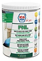 Ica For You FNL08 - Peinture Exteréure pour Bois et Métal, Jaune Suède - 0,75 L - FNL08-0075