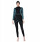 ShuoBeiter Modest Swimwear for Women Muslim Swimsuit Hijab Swimming Beachwear Long Sleeve Surfing Suit(L,S1)