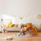 BouGPeng Mondphase Wanddekoration oder 130 cm Mondphasengirlande Ornamente Sonne und Mond Stil Metall Boho Geeignet Für Wohnkultur Wohnzimmer Schlafzimmer Café