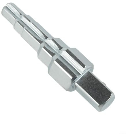HpLive Stepped Radiator Spanner, 10-21mm Fit Step Wrench with Square Shank for 1/2Inch Ratchet Handle