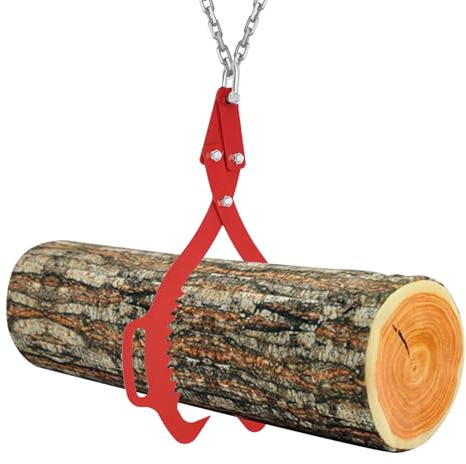Pinza forestale per tronchi pinze in legno pinze elevatrici pinze in legno pinze per imballaggio pinze di sollevamento tronchi 1000 kg, adatto per silvicoltura, allevamento, costruzione