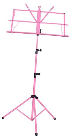 Parliky Notenständer Zusammenklappbar Tragbar Bunt Notenblatthalter Ohne Sockel Und Leicht Zu Tragen