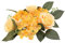 CRILSTYLEO Candle Flower Wreath Artificial Rose Wreath Faux Floral Wreaths Wedding Wreath Decor Yellow