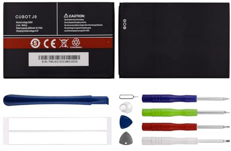 Duotipa 4200mAh Neu Ersatzakku CUBOT J9 Kompatibel mit Cubot J9 / Cubot P40 akku mit Reparatur Tools Kit