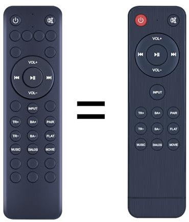 TCNOUMT Replacement Remote Control Suitible for Majority 120 Watts 2.1 Channel Soundbar Majority Snowdon 2 Majority Teton Plus