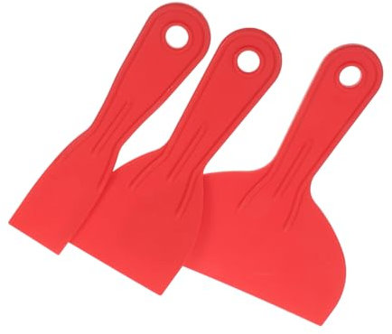 GETAJGHSD 3stücke Teiliges Von Flexiblen Spachtelwerkzeugen Aus Kunststoff Für Reparieren Von Trockenbauwänden Das Entfernen Von Tapeten Auftragen Von Spachtelmasse Für Präzise