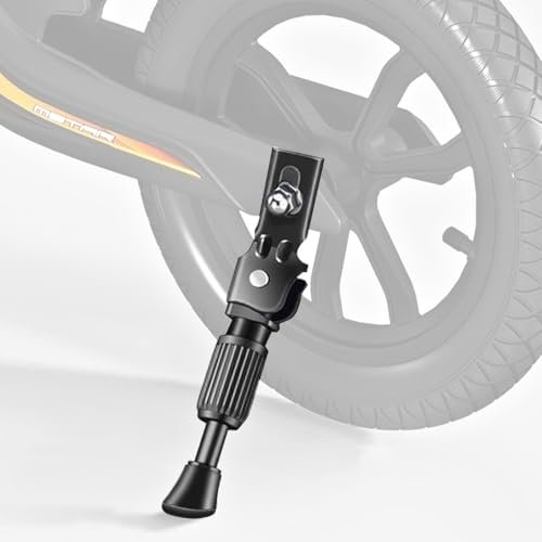 Komoke Fahrradständer Kinder - 14 Zoll Einseitiger Ständer mit Feder für Kinderfahrrad, Feststehender Seitenständer für 14 Zoll Kinderfahrräder, Mountainbike & Rennrad