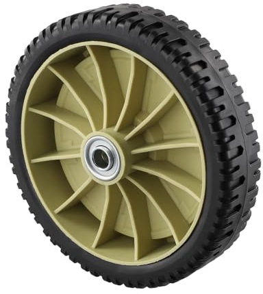 Universal Wheels For Push Lawn Mowers, Front And Rear Wheels Rubber Universal Wheel Wheel Diameter 19.5cm