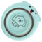 BESPORTBLE 1 pieza Lavabo para Bebés con Diseño de Dibujos Animados Lavabo Collapsible para Uso Interiores y Exteriores de Limpiar y Portátil Color Verde Espacio y Seguro