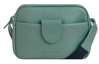 Weird Fish Dion Cross Body Bag Army Green Size ONE
