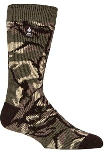 HEAT HOLDERS SOCKSHOP Mens 2.3 TOG Patterned and Plain Thermal Socks Pack of 1