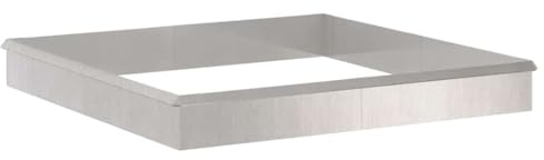 vidaXL Schneckenzauns 12 pcs Silber Edelstahl, Garten und Terrasse, Moderne Metallzaunsektion, stabile Outdoor-Barriere, einfacher Trenndesign