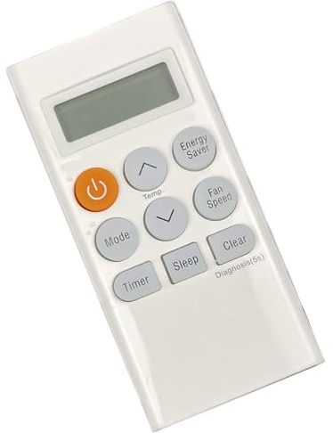 HVRFJXI Ergonomic AC Remote for RW8022IVSM LW1022FVSM Systems Pairing Drop-Resistant Housing Air Conditioner Remote Control