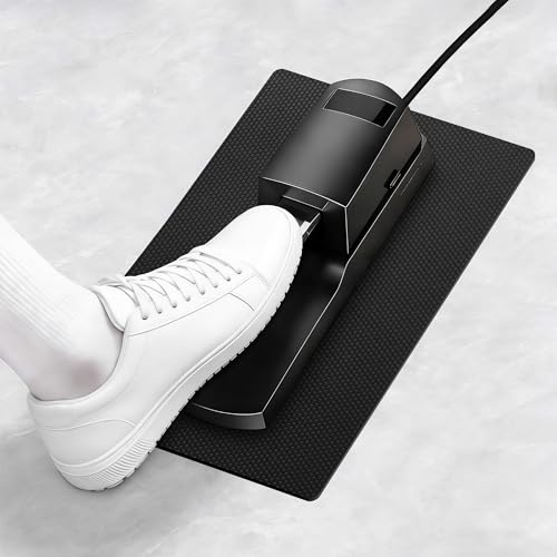 10 x 7.5 Non-Slip Piano Sustain Pedal Mat, Premium Keyboard Sustain | Foot Pedal Support Pad for Enhanced Stability, Carpet & Hardwood Floor Protection (Black, 1 PC)