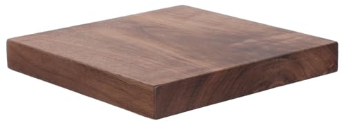CHICAMPERA Walnussholzplatte 2cm Naturbelassenes Walnuss Bastelholzbrett für Möbel und Regale Robust und Einfach zu Bearbeiten Holzplatte zum Gravieren und Dekorieren