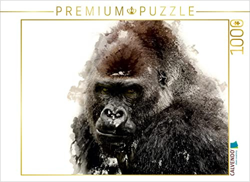 CALVENDO Puzzle Gorilla | 1000 Teile Lege-Größe 64 x 48 cm Foto-Puzzle für glückliche Stunden