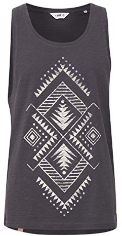 !Solid Isaak Herren Tank Top Mit Rundhalsausschnitt Aus 100% Baumwolle Regular Fit, Größe:XL, Farbe:Dark Grey (2890)