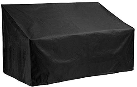 Silvotek 4-Sitzer schutzhülle für Bank – Wasserdicht gartenbank Abdeckung mit langlebigem 210D Oxford Material+ PVC-Beschichtung,- schutzhülle gartenbank abdeckhaube gartenbank - 190x66x89cm