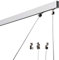 SOFT-RAIL® 5 St. Snake-Gleiter, Silber vernickelt