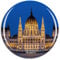 Weekino Hungary Hungarian Parliament Building Budapest Fridge Magnet 3D Crystal Glass Tourist City Travel Souvenir Collection Gift Strong Refrigerator Sticker