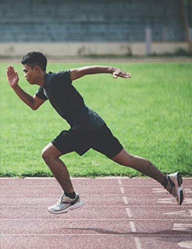 Leichtathletik Trainingsbuch: Tagebuch für alle Leichtathleten und Sportler ♦ Trainingsjournal für über 100 Einträge ♦ A4+ Format ♦ Motiv: Sprint