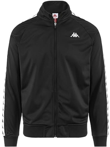 Kappa Uomo 222 Banda Anniston Slim Track Jacket, Nero, XL