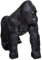 Atmosphera - Skulptur eines Gorillas in Bewegung H. 37 cm - Schwarz