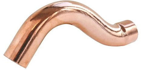 SOMATHERM FOR YOU, Clarinette cuivre à souder double femelle Ø12 mm - Sachet de 2 pièces - Idéal pour raccordements plomberie eau chaude/froide - Facilite le croisement de tubes