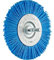 PFERD Rundbürste ungezopft RBU fein (BLUE) | Ø 100 mm Schaft-Ø 6 mm BLUE-Filament-Ø 1,10 mm | 43740169 – für Bohrmaschinen