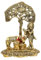Tarini Gallery Metal Idol Statue Sculpture Indian Decor Antique for Home Temple Decoration and Gifting (Design 2)